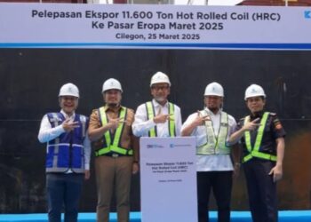 Krakatau Steel Ekspor 11.600 Ton Hot Rolled Coil ke Eropa