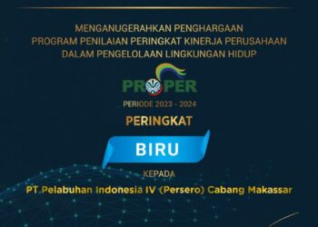 Pelindo Regional 4 Raih Penghargaan Proper