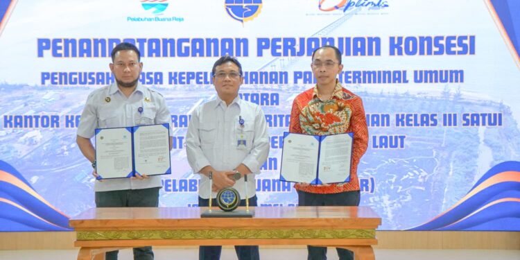 Kemenhub – PT Pelabuhan Buana Reja Teken Konsesi, Dirjen Pesan Agar Rangkul Stakeholder