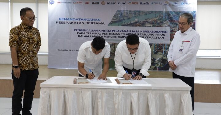 Semua Operator Petikemas & KSOP di Priok Teken Kesepakatan Perkuat Sinergi