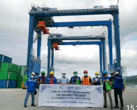 RTG TPK Bitung Yang Rubuh, Kata Pelindo Petikemas Bukan Alat Bekas