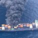 Kapal WAN Hai 503 Terbakar, 40 Kontainer Nyemplung ke Laut