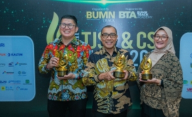 IKT Borong 3 Penghargaan Pada Ajang TJSL & CSR Award BUMN Track 2025