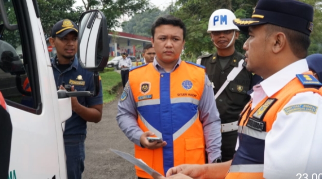 Untuk Keselamatan, Hubdat Lakukan Rampcheck, 13 Kendaraan Tak Penuhi..