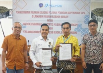 KSOP Waingapu-Pelindo Sub Regional Bali & Nusa Tenggara Kerjasama Pemanduan Kapal