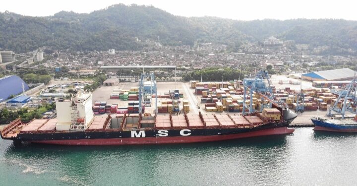 Kapal MSC Beira IV Dorong Ekspor di Pelabuhan Panjang Meningkat