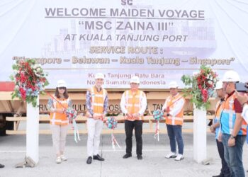 Kuala Tanjung Buka Rute ke Singapura, Pakai Kapal MSC