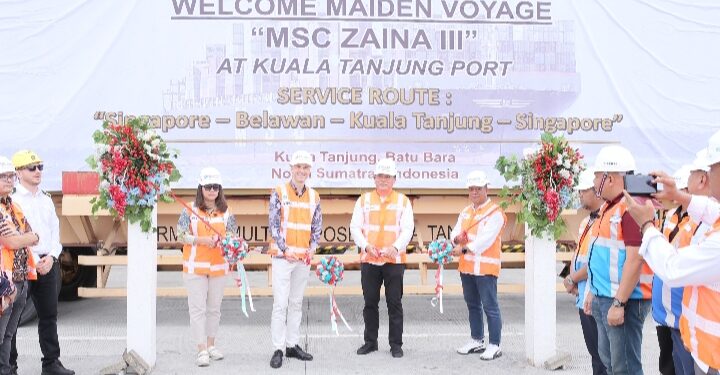 Kuala Tanjung Buka Rute ke Singapura, Pakai Kapal MSC