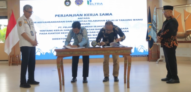 Kemenhub Teken Perjanjian Kerjasama Pemanfaatan BMN Pada Kantor KSOP Tanjung Wangi