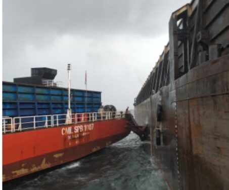 Tali Pengikat Putus, Dua Kapal Tubrukan di Pelabuhan Probolinggo