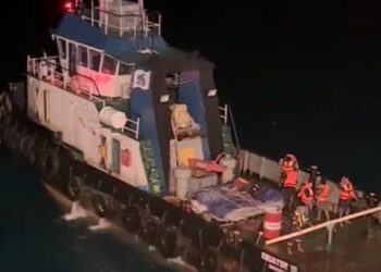 Kapal Kelimutu Bantu Evakuasi 8 Awak Kapal Tugboat di Laut Jawa
