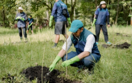 TPS Tanam Ratusan Pinus Untuk Pelestarian Alam