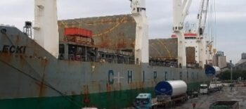 PTP Cabang Banten Tangani Ekspor Perdana Wind Mill Tower ke Kanada