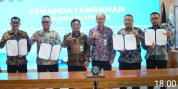 Kemenhub Teken Dua Perjanjian Konsesi Pengusahaan WTDP di Muara Sabak dan Sangatta