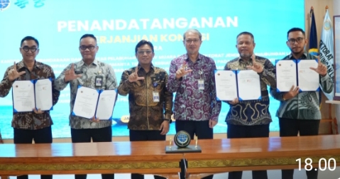 Kemenhub Teken Dua Perjanjian Konsesi Pengusahaan WTDP di Muara Sabak dan Sangatta