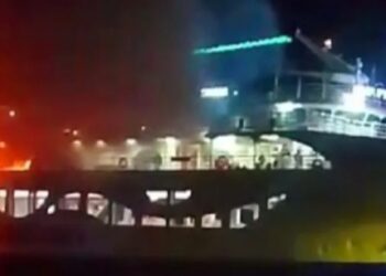 KMP Portlink Terbakar, Tak Ada Korban Jiwa