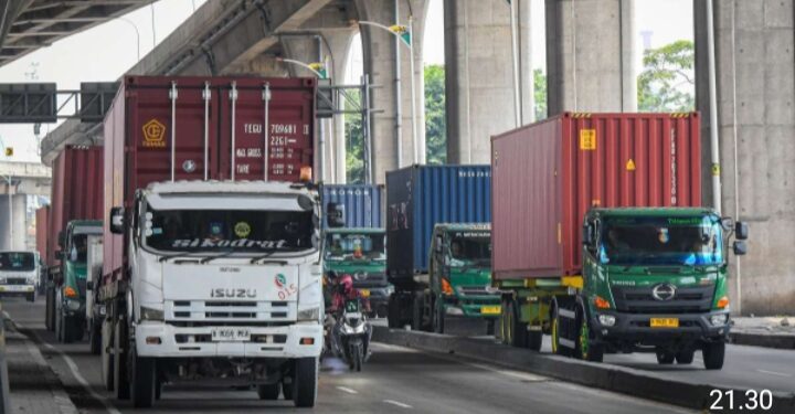 Truk Langgar SKB Pembatasan Angkutan Barang, Bakal Kena Sanksi Hingga Dicabut Ijinnya
