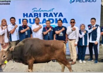 JICT Salurkan 40 Hewan Korban ke Warga Sekitar