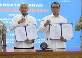 Chandra Pelabuhan Nusantara Sepakat Perjanjian Konsesi Dengan KSOP Banten