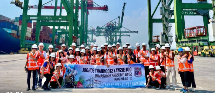Puluhan Siswa Singapura ke TTL, Belajar Green & Smart Port