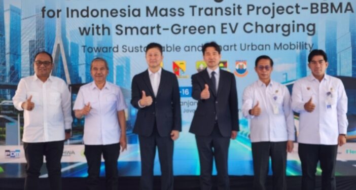 Groundbreaking Charging Station BRT Cekungan Bandung