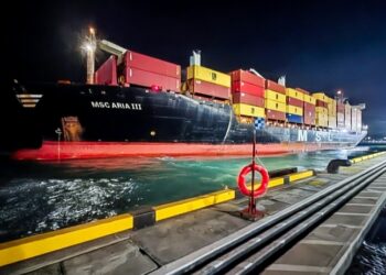 Kapal MSC Kembali ke Patimban, Muat 624 Box Petikemas