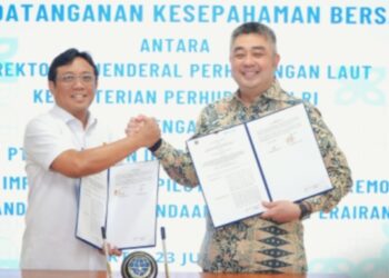 Kemenhub-Pelindo Hadirkan E-Pilotage Pada Perairan Wajib Pandu