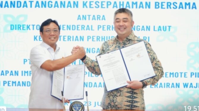 Kemenhub-Pelindo Hadirkan E-Pilotage Pada Perairan Wajib Pandu