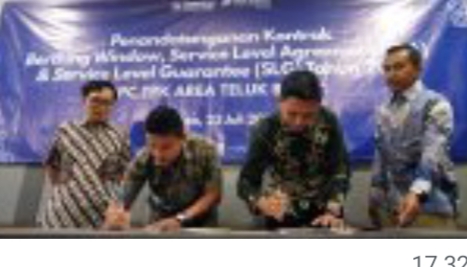 IPC TPK Teluk Bayur Teken Kontrak Pelayanan Dengan 4 Perusahaan Pelayaran