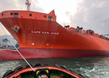 MV Cape San Juan Tiba di Panjang, Bongkar Alutsista Super Garuda Shield 2026