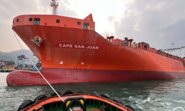 MV Cape San Juan Tiba di Panjang, Bongkar Alutsista Super Garuda Shield 2026