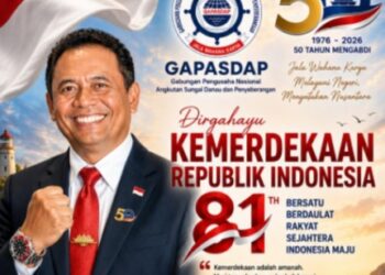 81 Tahun Merdeka, Sudah 50 Tahun Gapasdap Mengabdi Negeri