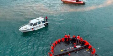 Hadapi Situasi Darurat, KSOP Ambon Gelar Top Drill di Kapal Penumpang