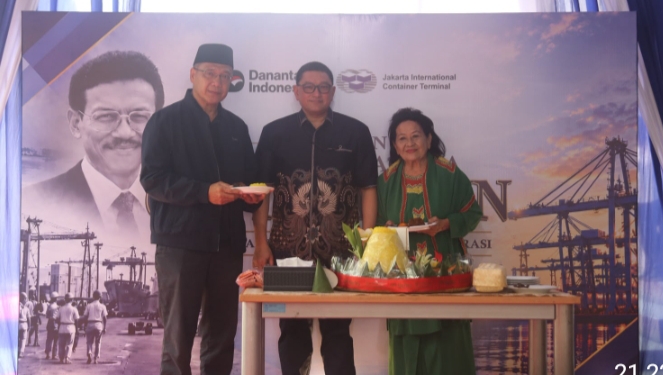 JICT Abadikan Capt Naamin Sebagai Perintis Kontainerisasi Tanjung Priok